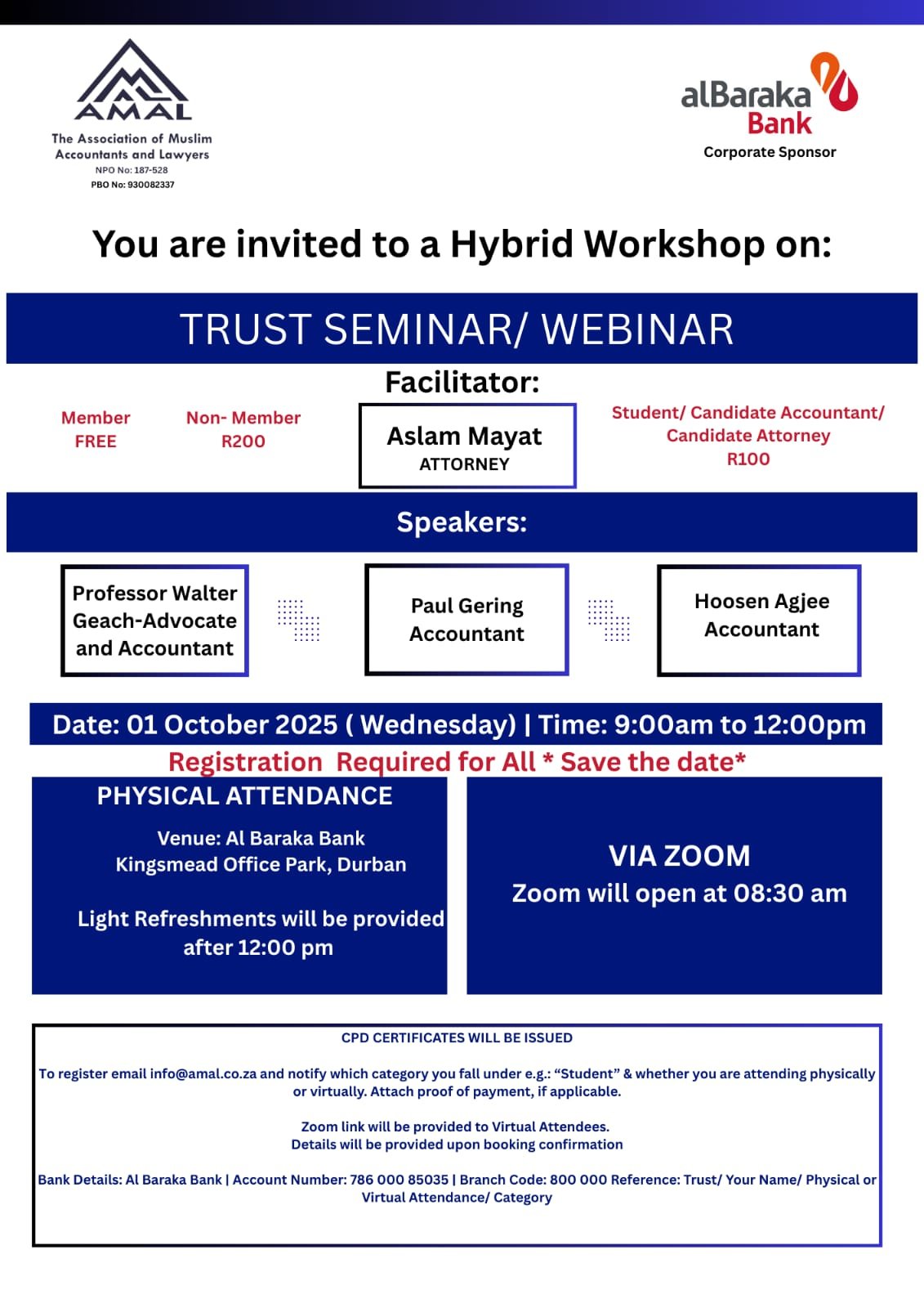 Trusts seminar